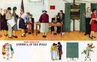 Rockwell Paints America at the Polls  11444.JPG (58035 bytes)